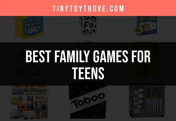 19 Family Games for Teens That Bring Fun to Game Night