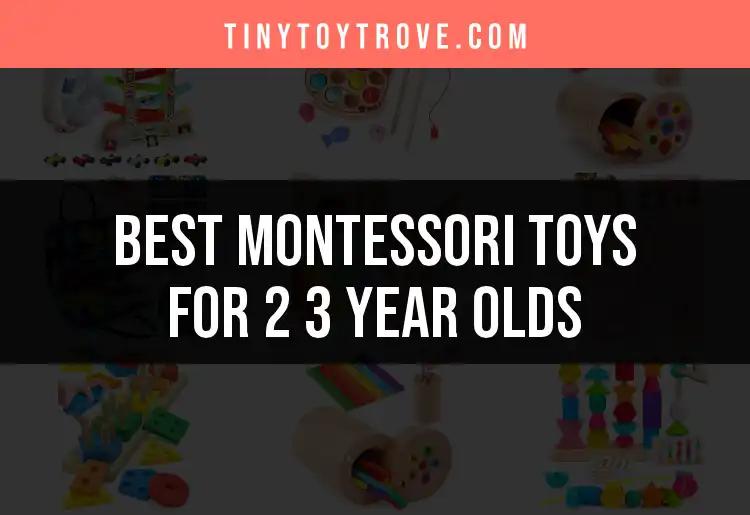 18 Must-Have Montessori Toys for 2-3 Year Olds